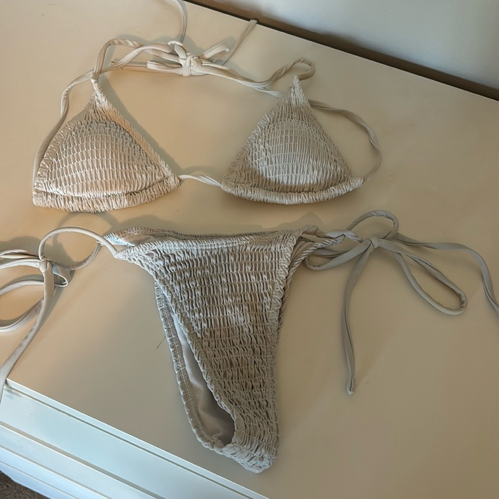White bikini